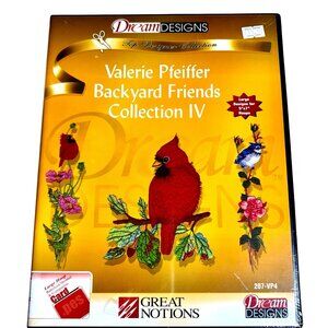 Dream Designs Valerie Pfeiffer Backyard Friends Collection IV Machine Embroidery